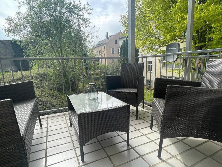 Modernes Apartment In Chemnitz Kültér fotó